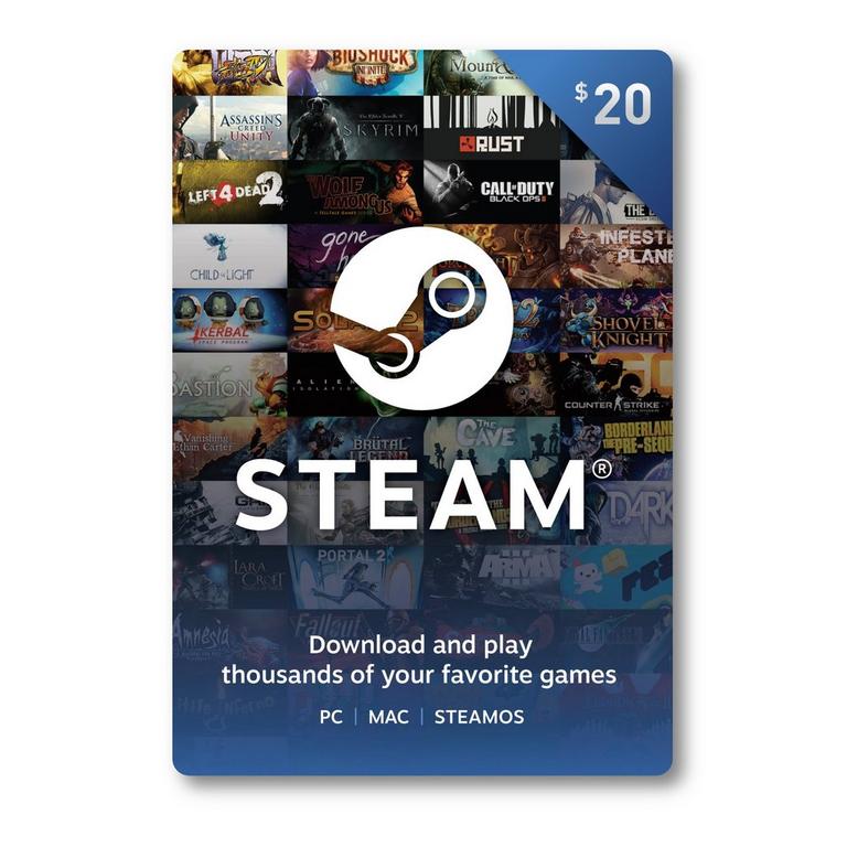 Steam Wallet Gift Cards