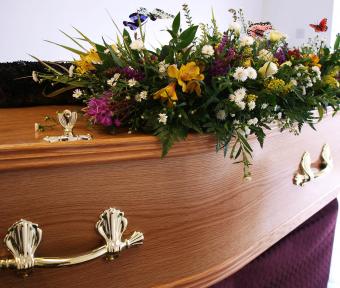 Funeral casket